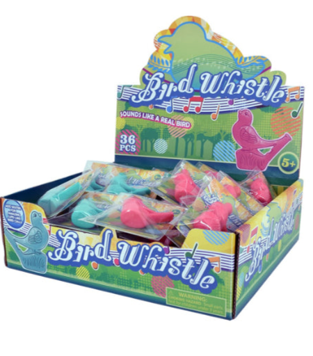 Box of bird whistles 