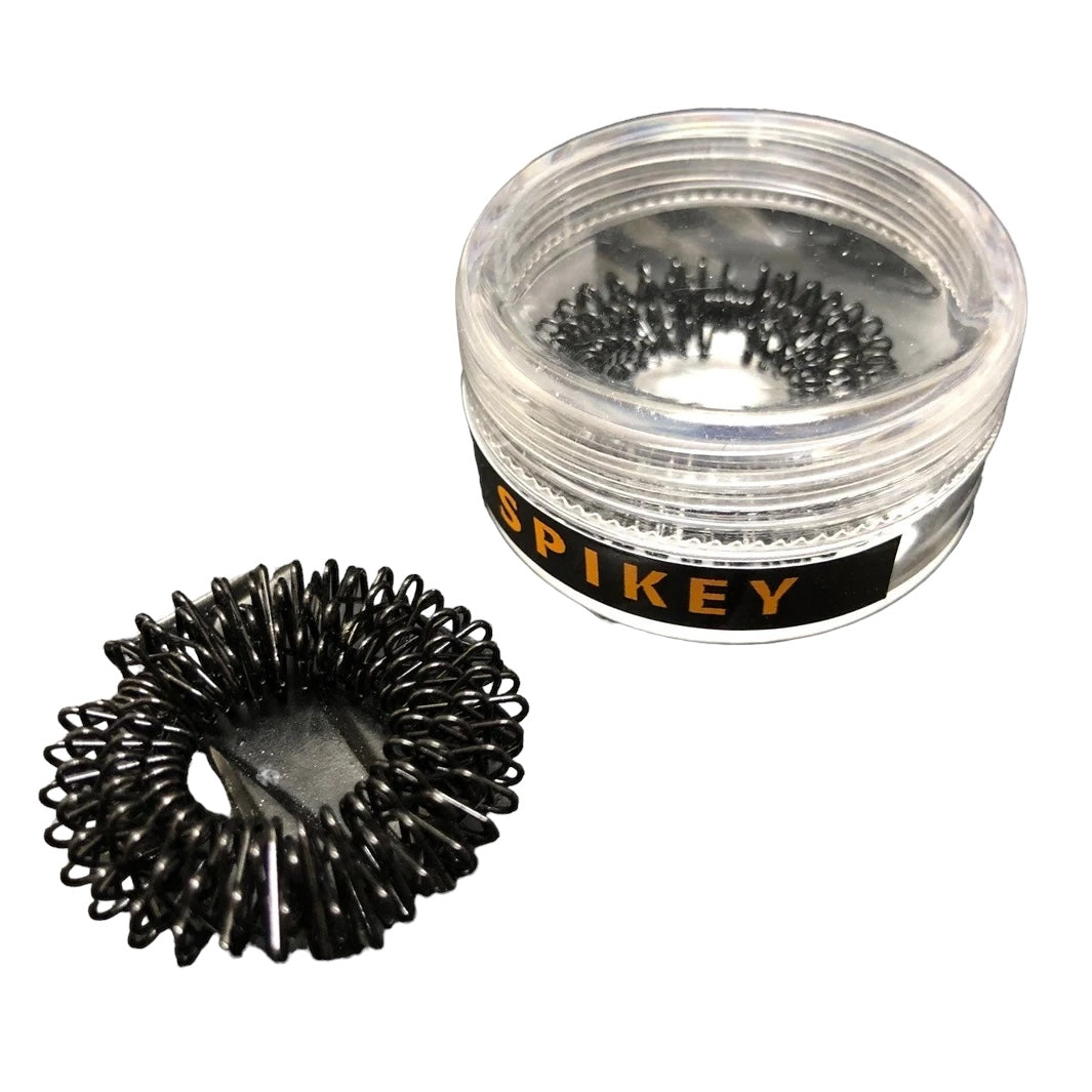 Black spikey and case