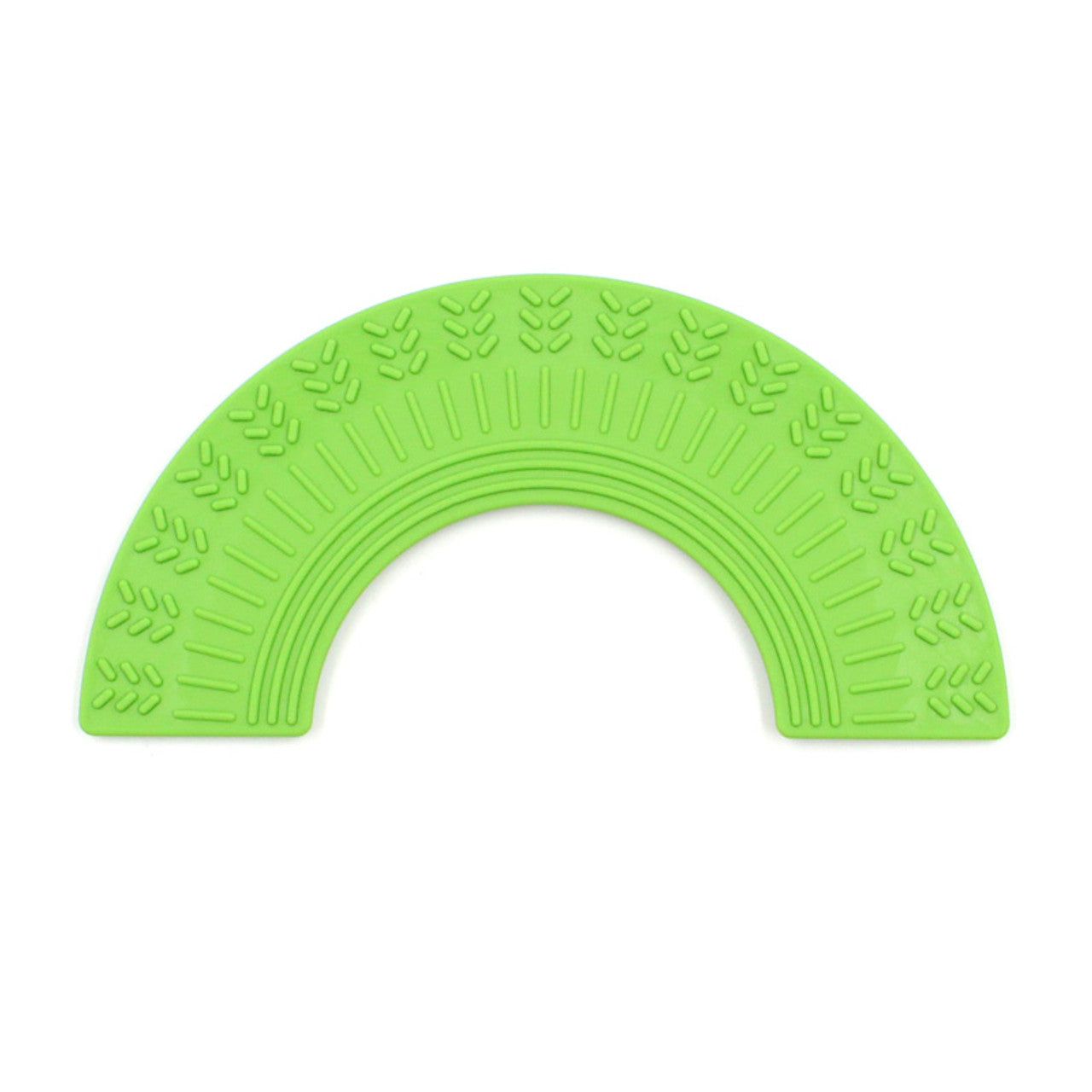 Lime green rainbow chewable fidget