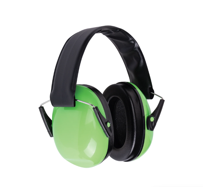 lime green sensory earmuffs