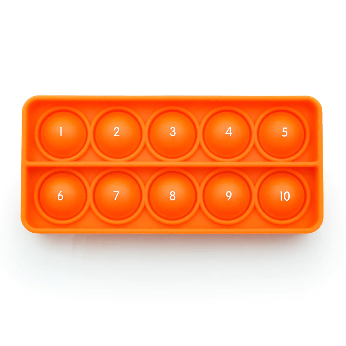 orange ten frame bubble board