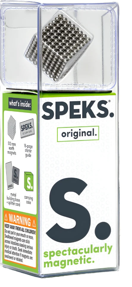 SPEKS Original Silver Magnet Balls 512 Sensory Play Store