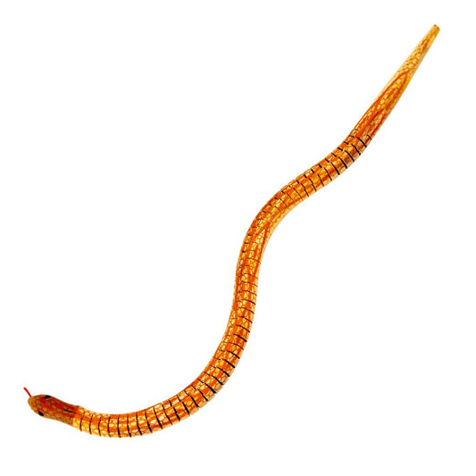 wooden slithering snake toy